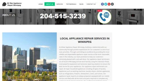 Appliance Repairman Winnipeg