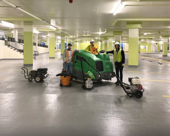 Cleaning Parking Lot Edmonton