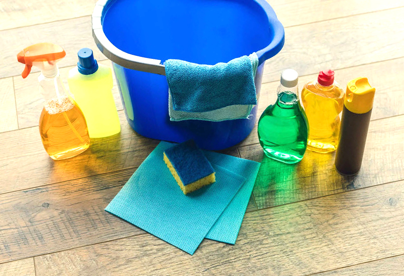Cleaning Products Bucket