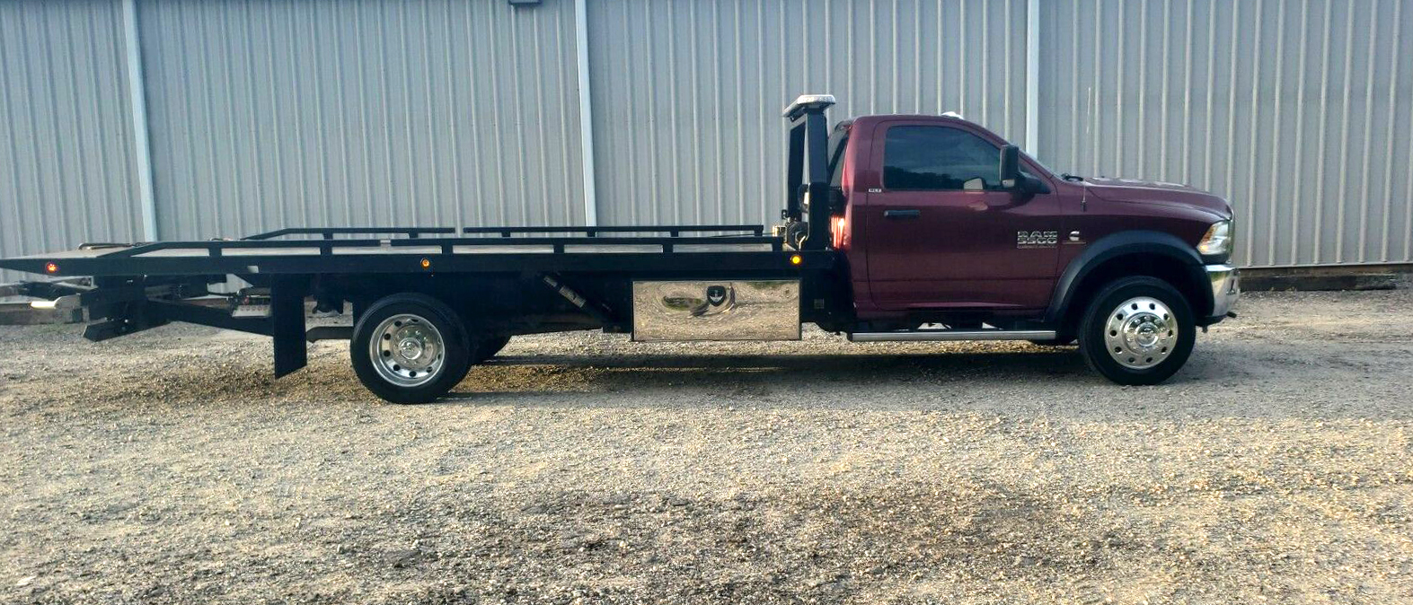 Flat Bed Tow Truck