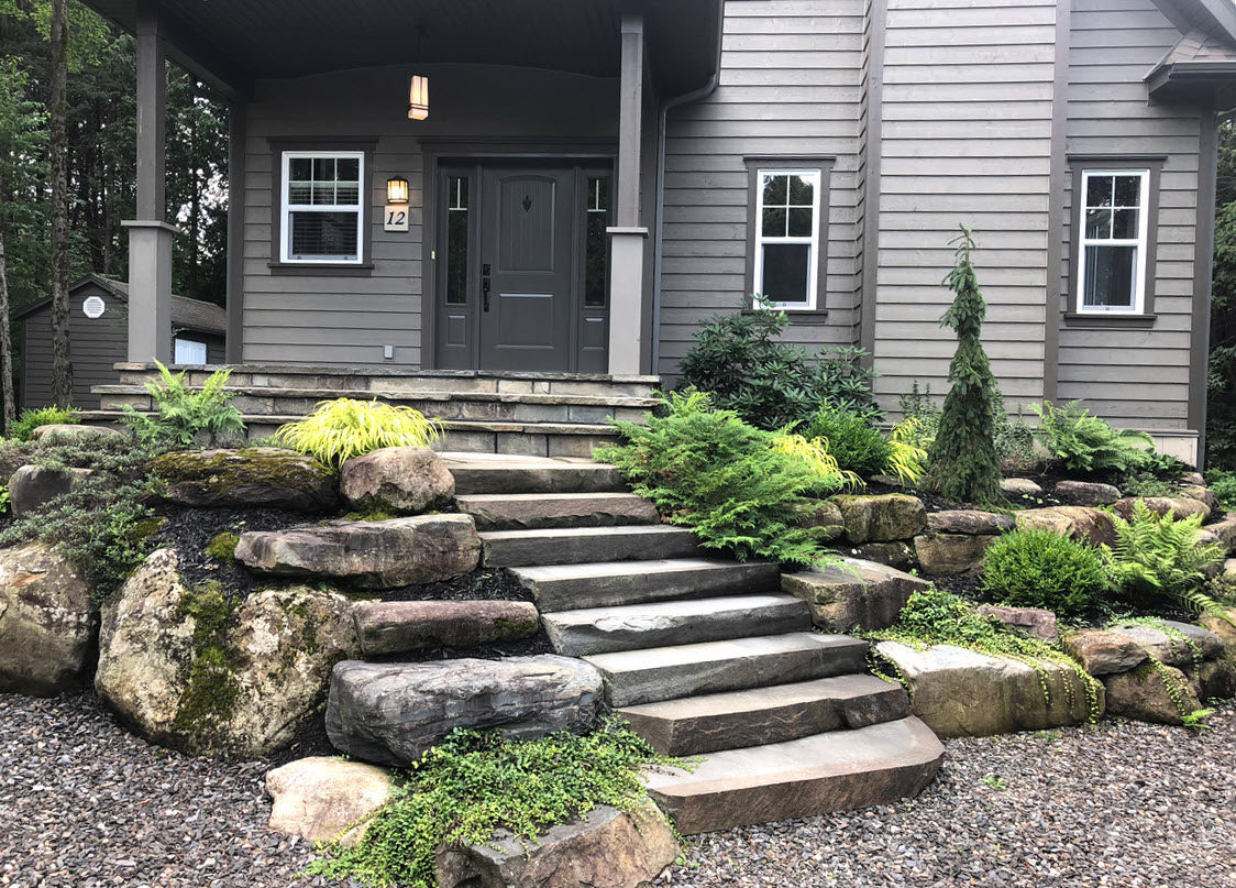 Escalier Pierres Naturelles Sherbrooke