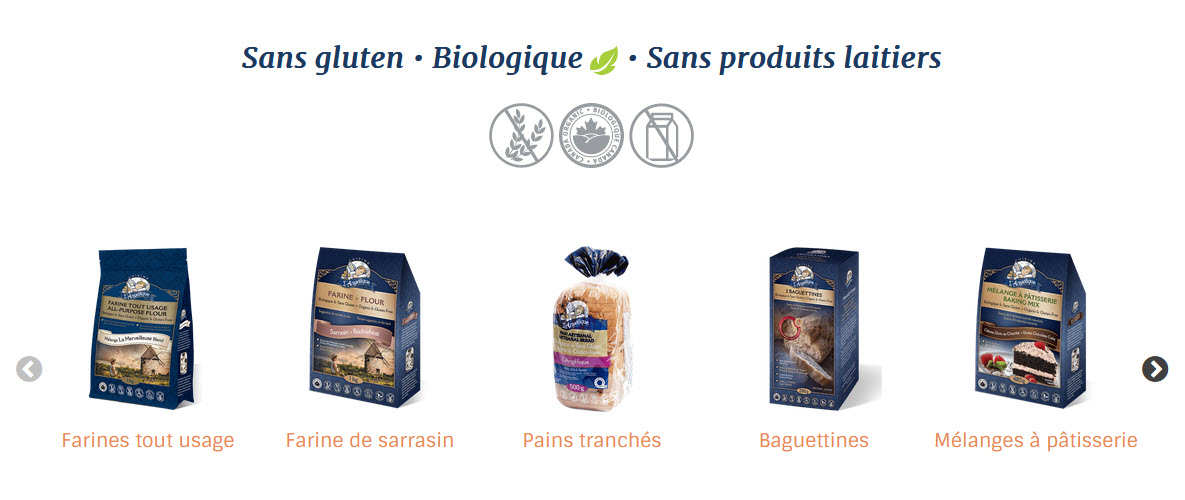 Farines sans gluten