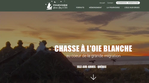 Pourvoirie Anna Roy & Fils Chasse Oie Blanche