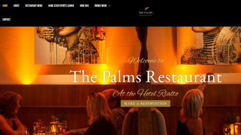 The Palms Restaurant Downtown Victoria